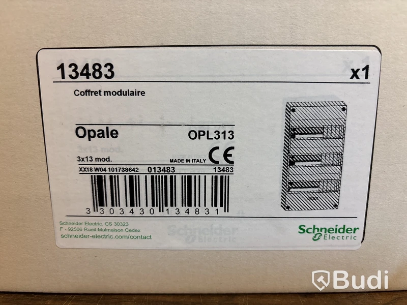KAPSLING 3 RAD, SCHNEIDER ELECTRIC, Opale 3x13 mod